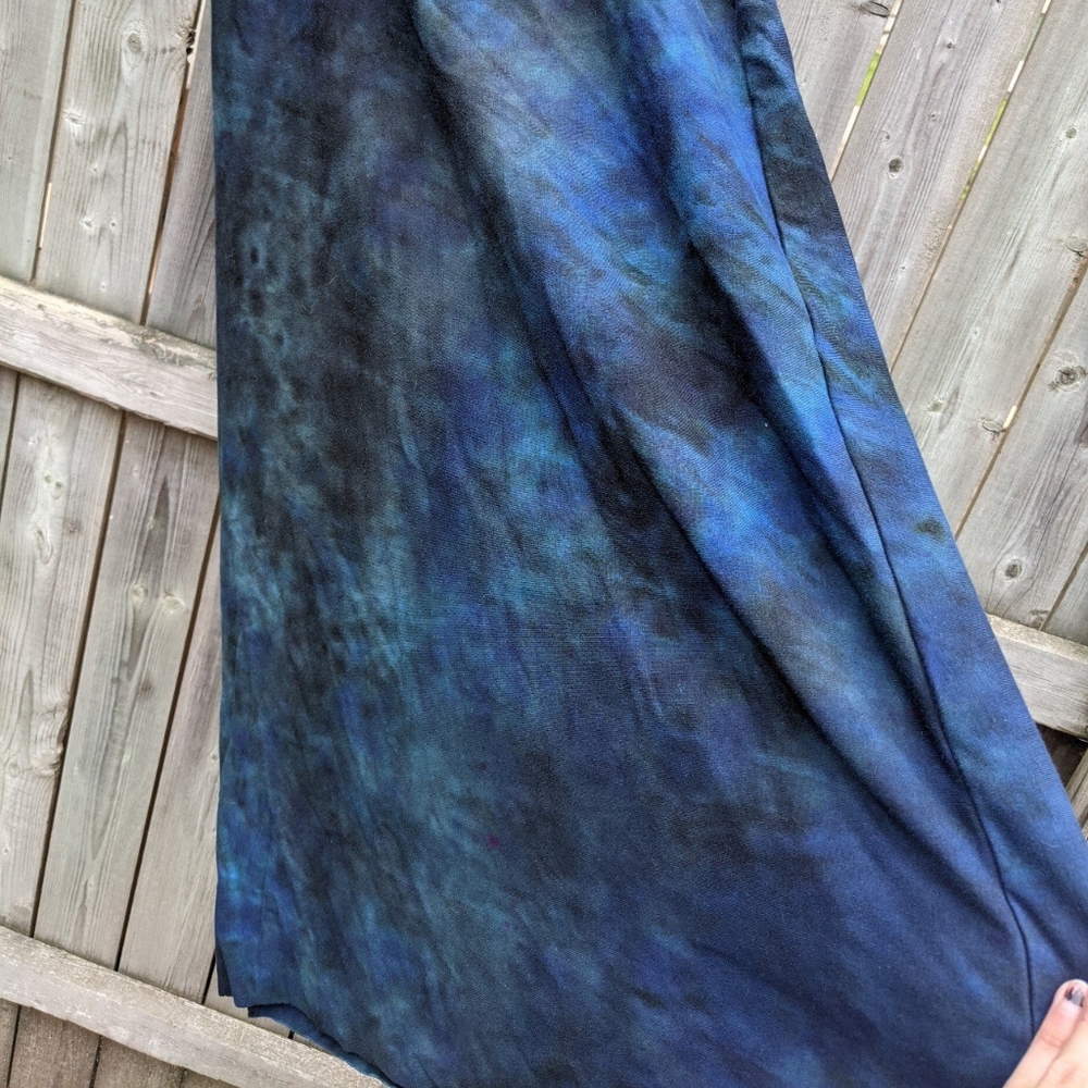 Lost Sew'l Organics maxi skirt in custom colorway